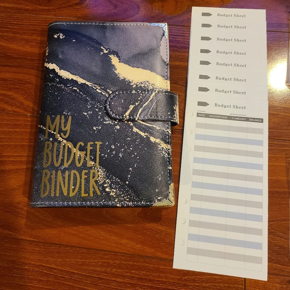 Black/Gold My Budget Binder Set